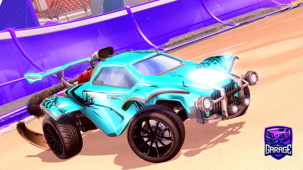 A Rocket League car design from Aidn42069