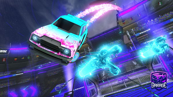 A Rocket League car design from MeesterBlokje