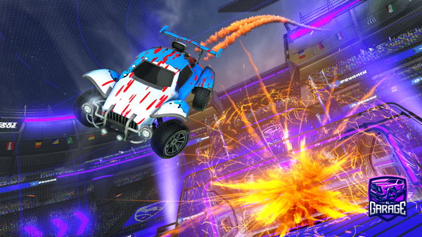 A Rocket League car design from KakaBoi