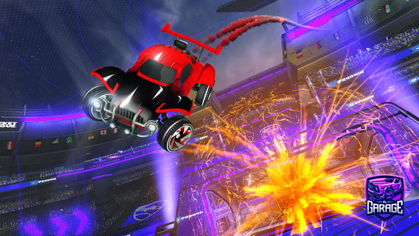 A Rocket League car design from XxcrisxX4806