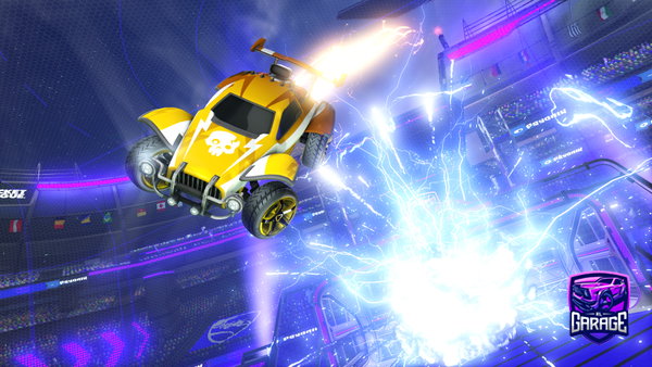 A Rocket League car design from Golden_Foot
