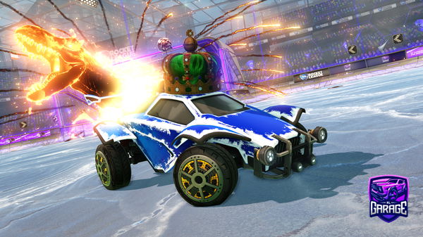 A Rocket League car design from J3333