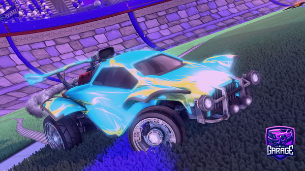 A Rocket League car design from Ilovemen