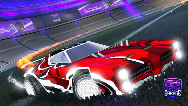 A Rocket League car design from VTX_pookie