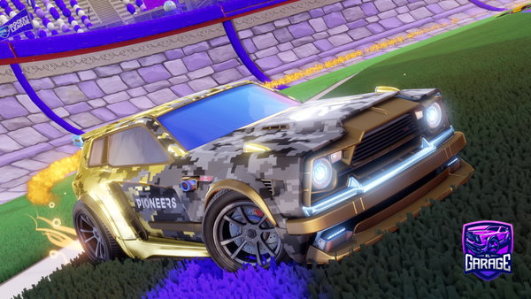 A Rocket League car design from Mathis19607_