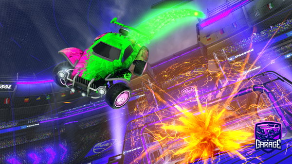 A Rocket League car design from VISION_hoTsam07