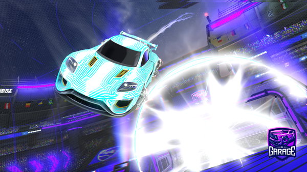 A Rocket League car design from esteriqiqi