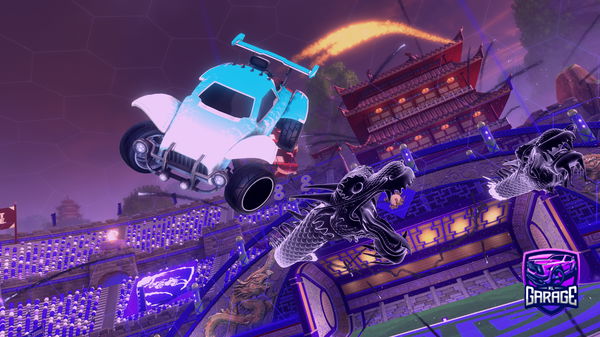 A Rocket League car design from BLACKFORCES