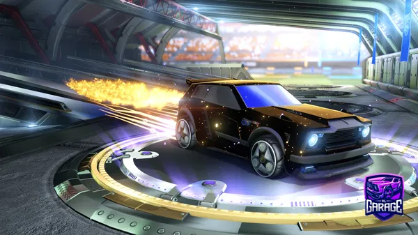 A Rocket League car design from dentacon