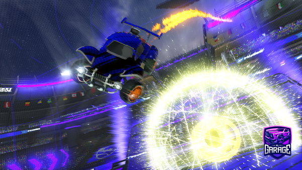 A Rocket League car design from MeggySpletzer