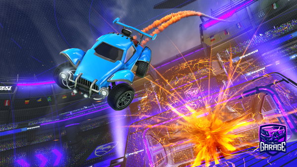 A Rocket League car design from yomalacat22