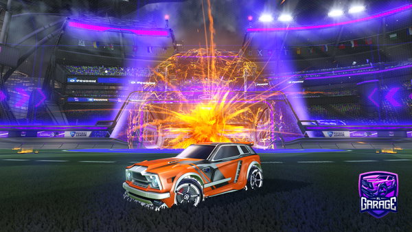 A Rocket League car design from XproH709