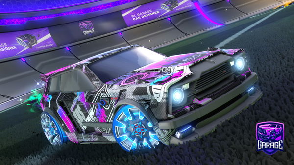 A Rocket League car design from AtomTrade