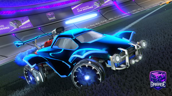 A Rocket League car design from Aftmost