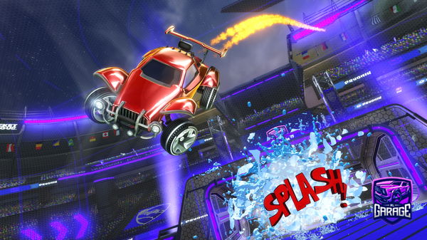 A Rocket League car design from N1TROUSSS