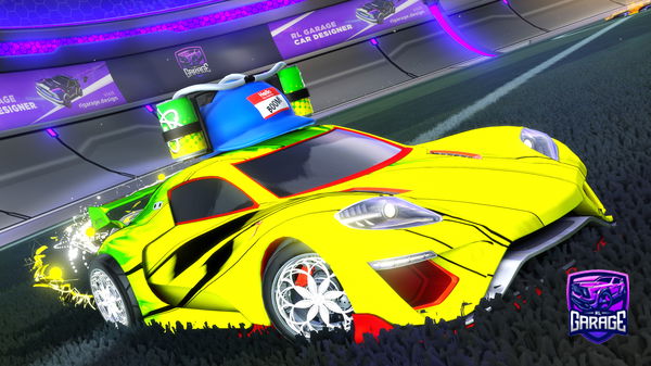 A Rocket League car design from RYZN-FROSTYBISCUIT