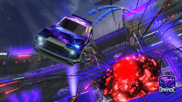 A Rocket League car design from Erbse