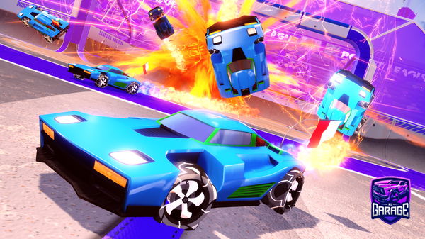 A Rocket League car design from _phantom27