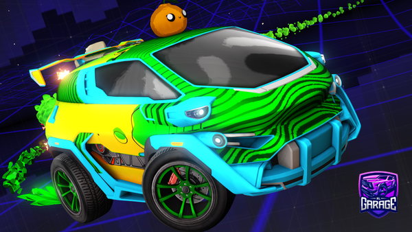 A Rocket League car design from SoulDude24