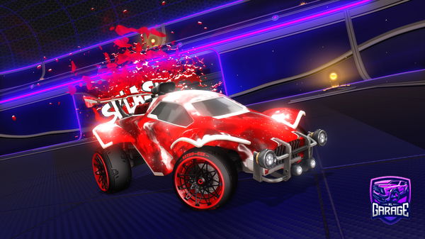 A Rocket League car design from PWRHeattrow