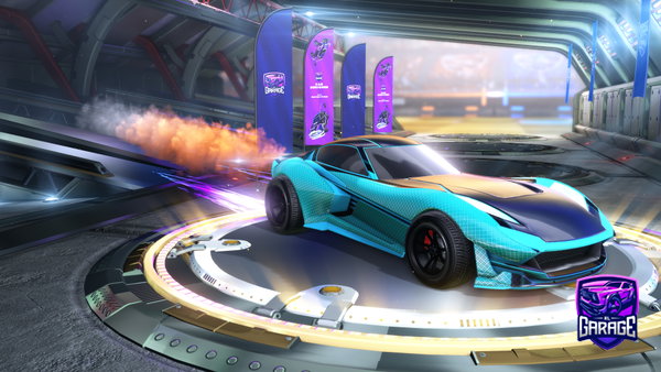 A Rocket League car design from AFlockOfDonuts
