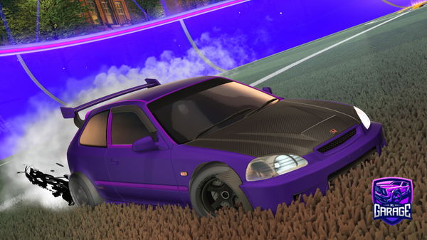 A Rocket League car design from Kirby_is_best