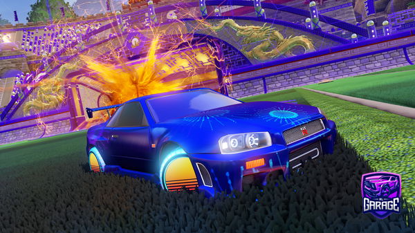 A Rocket League car design from LividFalcon