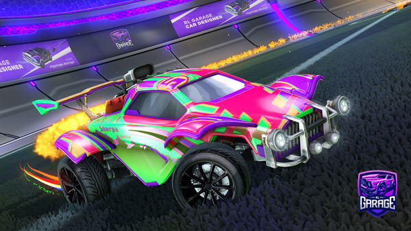 A Rocket League car design from ItsBiscuit