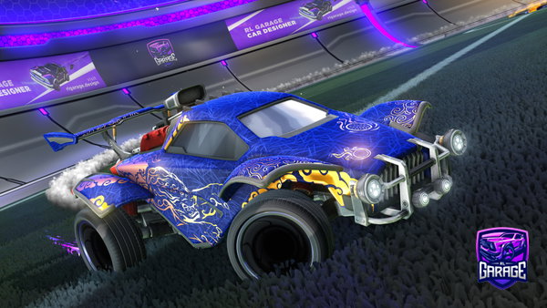 A Rocket League car design from Devoumofficial