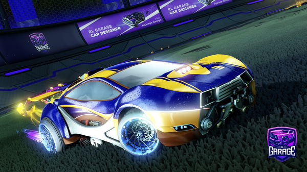 A Rocket League car design from -Mouni-