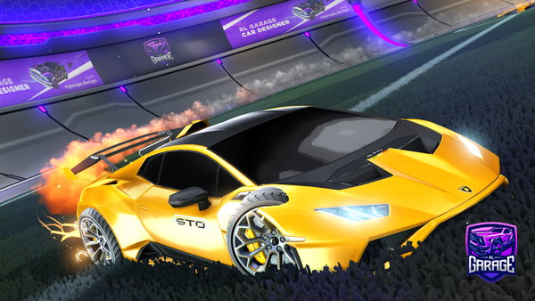 A Rocket League car design from AtomicX8