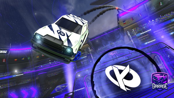 A Rocket League car design from Hzy