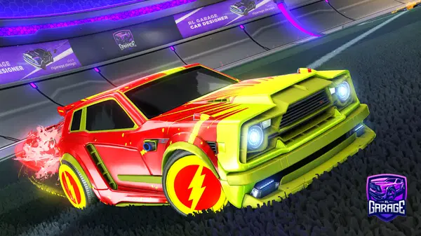 A Rocket League car design from Whathe_say