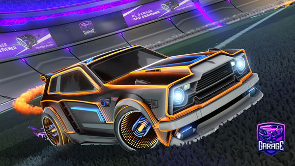 A Rocket League car design from mikewar1