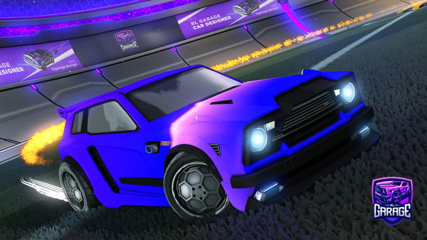 A Rocket League car design from heelloo