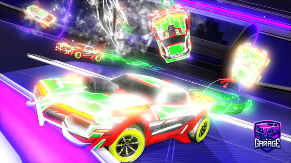 A Rocket League car design from siffler