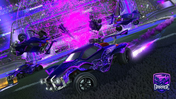 A Rocket League car design from GalaxyXD21