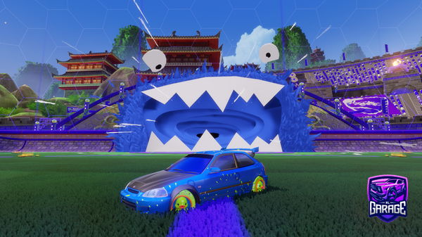 A Rocket League car design from Pugiscute