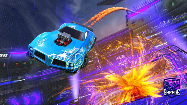 A Rocket League car design from Beto9100