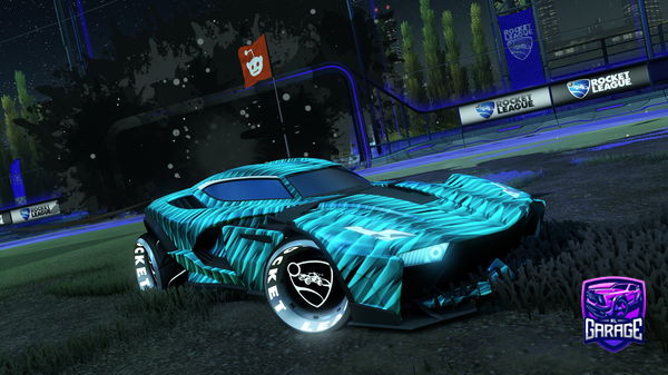 A Rocket League car design from Kirby_is_best