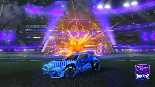 A Rocket League car design from Castrenza