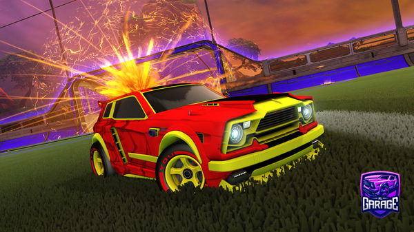 A Rocket League car design from JsnRay