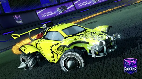 A Rocket League car design from Fabry_-_Designer