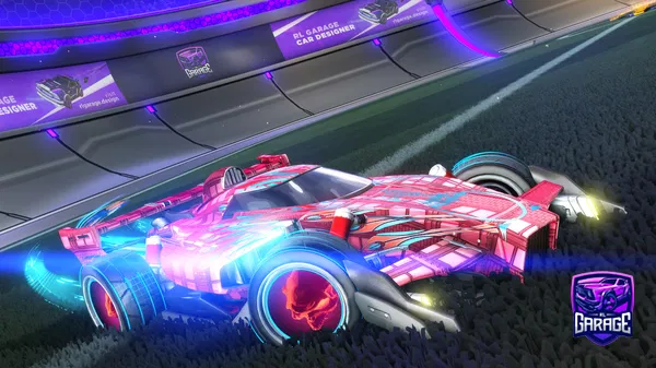 A Rocket League car design from Treble