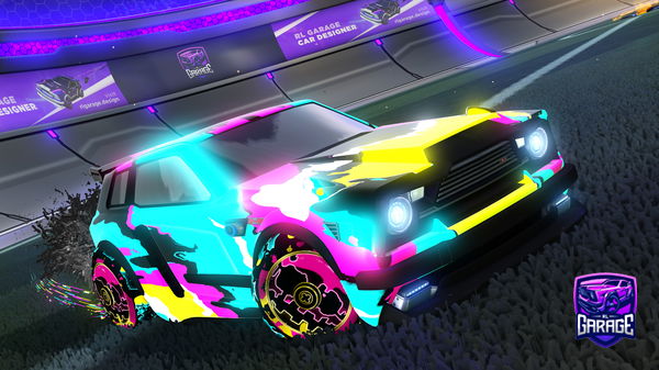 A Rocket League car design from Damianoooo