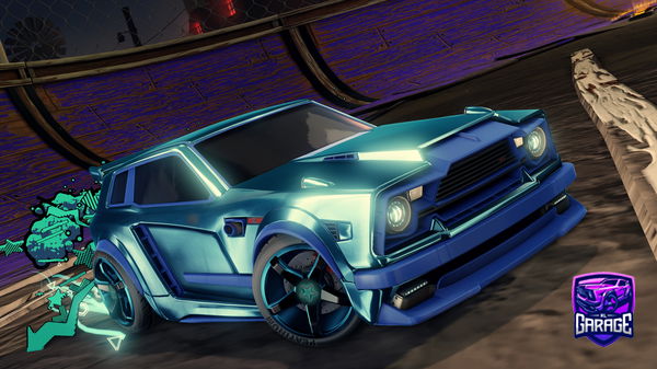 A Rocket League car design from V0RT3X_R3AP3R