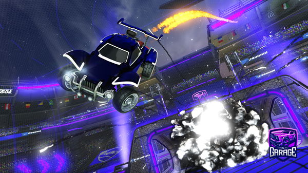 A Rocket League car design from Purifyxo