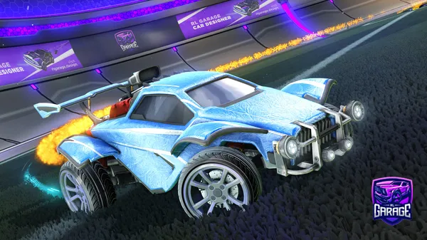 A Rocket League car design from Flixyez