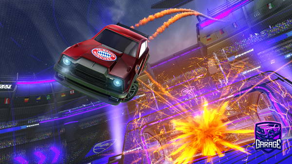 A Rocket League car design from Maicaplay11