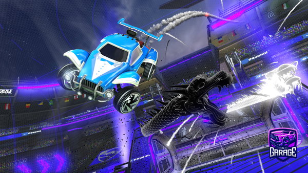 A Rocket League car design from hotdiggitydog76